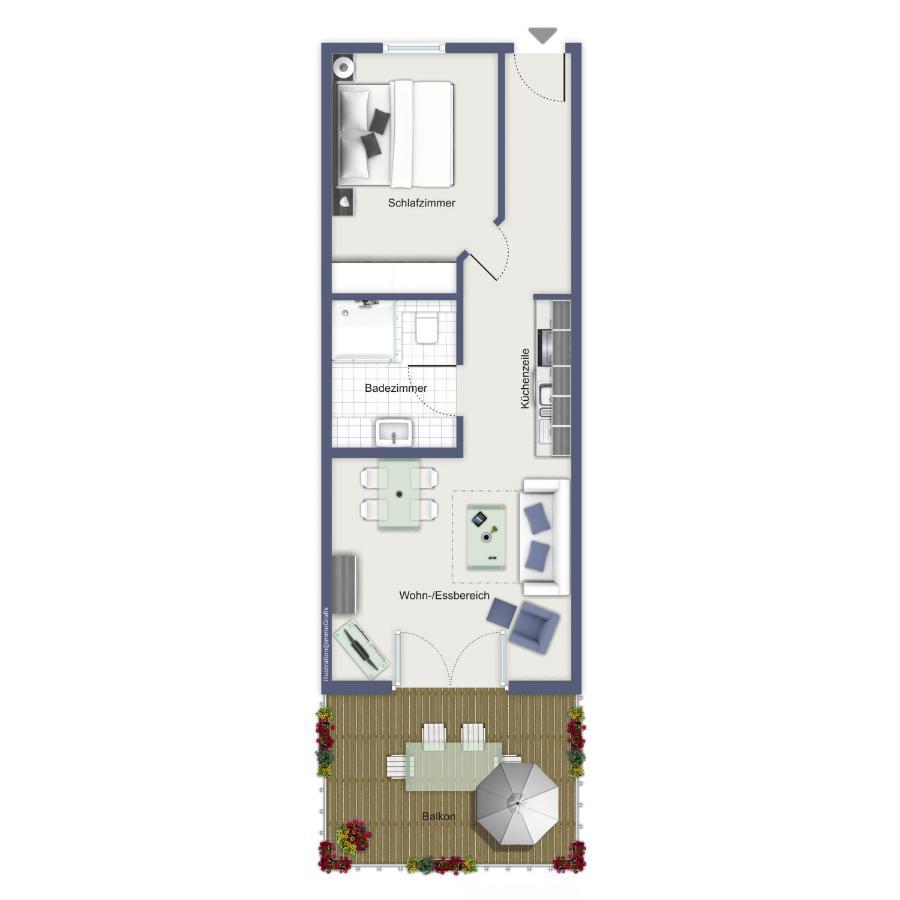Meeresblick Wohnung 220 Kuehlungsborn Luaran gambar